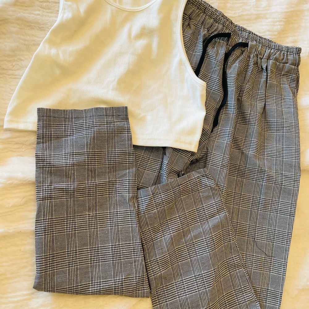 Shein 2 pants with 1 top for $12